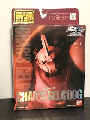 Char s Gelgoog Bandai Gundam Extended Mobile Suit In Action Figure EMSIA EMIA