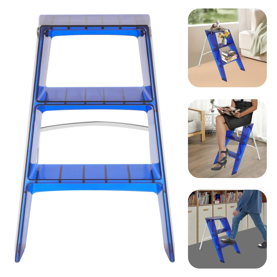 Modern Folding Step Stool for Adults 3 Step Ladder Folding Step Stool 44*52*63cm - Image 3 of 4