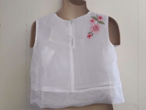 Gorgeous White Top & Trousers Set from Feu Follet - Age 2-3 or 7-8Yrs - BNWT! - Bild 7 von 7