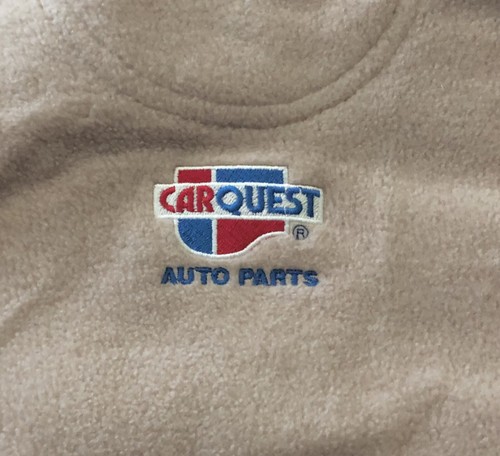 Colorado Timberline Fleece Vest Men 2XL Beige Zip Pockets Car Quest/Singing Hill - Picture 4 of 4