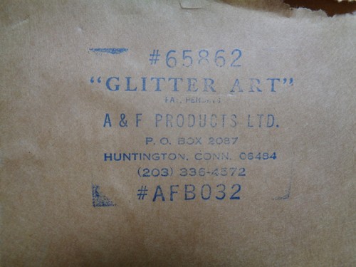 Vintage A & F Products 70's Glitter Art Pub Room Framed Art Sign #65862 - Picture 2 of 4