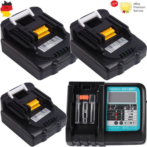 6X For Makita Battery BL1415 BL1415N 14,4V 1,5Ah Li-Ion 196875-4 BL1430B BL1440B - Imagen 15 de 18