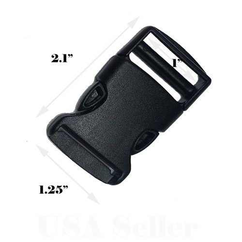 Schnalle + Triglides Schieber Set 1.9cm 1 " 1.5 " 2 " Gurtband Verschluss Set - Picture 6 of 8
