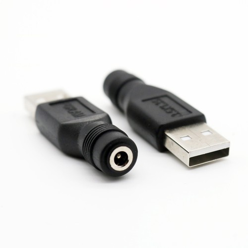 10x USB 2.0 A Male to DC 3.5mm x 1.35mm Female Connector Charging Power Adapter - 第 1/9 張圖片