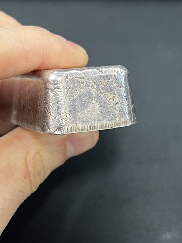 RARE Vintage - DREW 10.02 oz .999 Silver Poured Loaf Style Bar - Picture 3 of 6