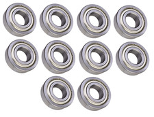 (10 Each) 1640-ZZ Shielded Radial Ball Bearing 7/8 ID X 2 OD X 9/16 Wide SpinCo