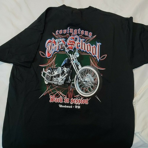 COVINGTON'S CYCLE CITY OLD SCHOOL BACK IN SESSION LARGE SHIRT HARLEY?? - Photo 4/10
