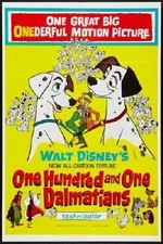 101 Dalmatians Movie Poster  11"X17" USA Seller