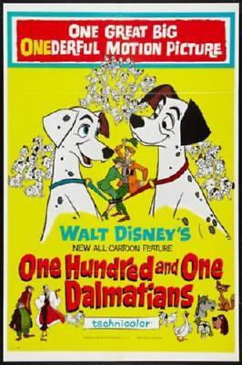 101 Dalmatians Movie Poster  11''X17'' USA Seller