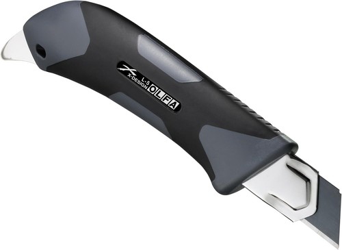 CUCHILLO CORTADOR OLFA TORNILLO BLOQUEO GRIS 192B-GRY - Imagen 3 de 5