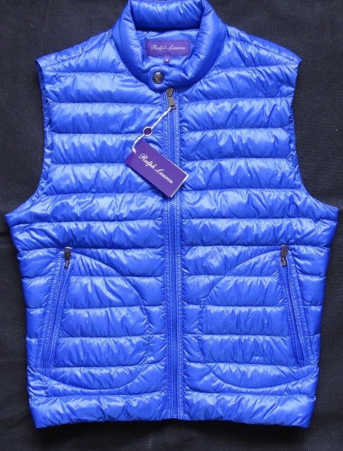 Ralph Lauren viola Label Claremont Quilted DOWN VEST TAGLIA M Ralph Lauren Quilted viola Label Claremont Quilted Lauren DOWN VEST TAGLIA M 3dfba1