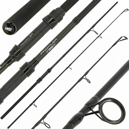 Fishing Stalking Setup 2x 6ft 3LB TC Rods And Carp Runner Reels With 4 Rigs NGT - Picture 8 of 15