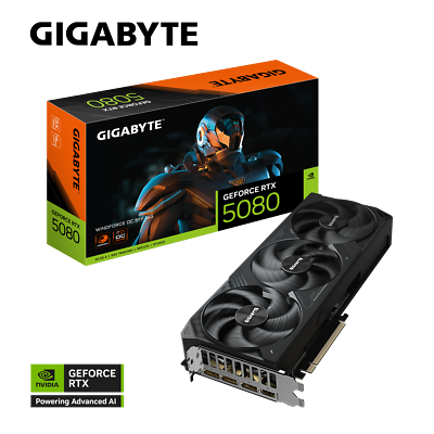 新品未開封　GIGABYTE GeForce RTX 5080 Gigabyte GeForce RTX™ 5080 WINDFORCE OC SFF 16G GDDR7 256bit