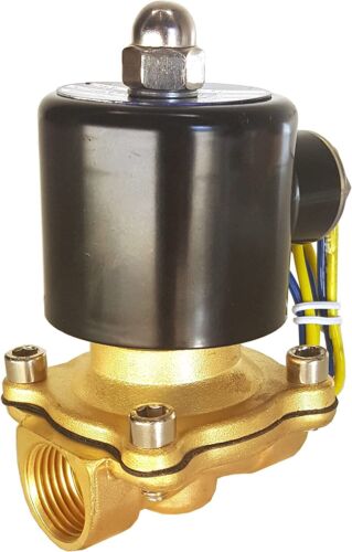 Válvula solenoide eléctrica HFS(R) 110V CA 1/4" agua aire gas, combustibles N/C - Imagen 2 de 4