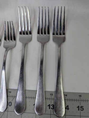 Mikasa Gourmet Basics Satin Salad Dinner Forks Lot - Picture 3 of 12