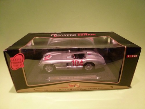 PREMIERE EDITION MAISTO MERCEDES BENZ 300 SLR TARGA FLORIO 1955 - NMIB - Imagen 6 de 8