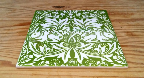 William Morris "Lodden" ceramic tile (12 designs, 15 x 15cm) - Picture 36 of 37