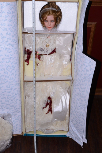 Rustie Porcelain Doll 28/400 Tori 1999 Doll Collectors Choice Award 36" *NIB* - Picture 7 of 10