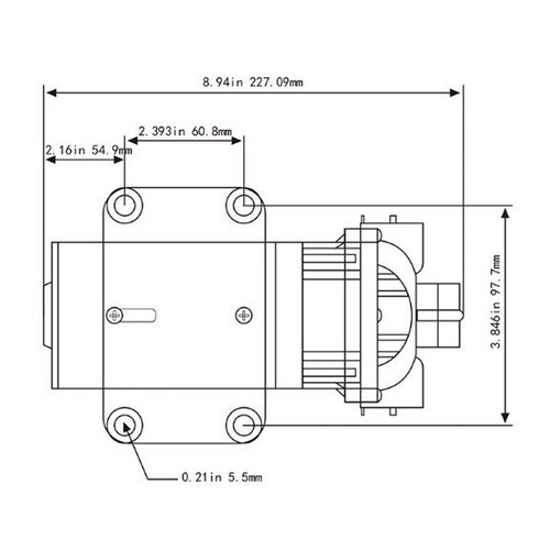 Small High Pressure Pump High Lift Spray Car Wash Floor Roller Diaphragm Pump - Picture 4 of 8