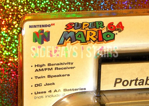1998 SUPER MARIO 64 AM/FM TRAGBARES RADIO Vintage Nintendo N64 Sammlerstück SELTEN - Bild 6 von 10
