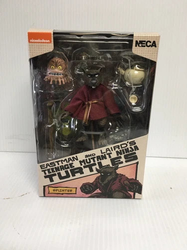 NECA TMNT Teenage Mutant Ninja Turtles Mirage Comics Splinter 7" Actionfigur - Bild 8 von 8