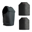 Level III AR500 Steel Body Armor Complete With Lightweight Vest - Black