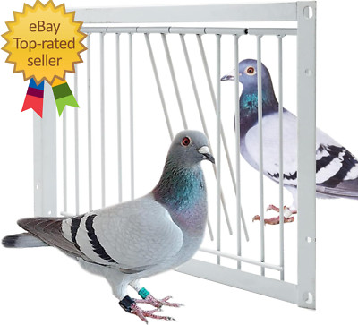 11.8In/30Cm Pigeon Cage Door One Way Entrance Door Bird T Trap Birdcage Iron Wir