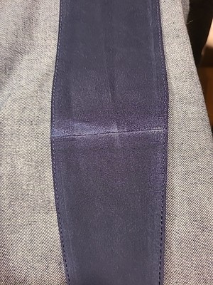Chico’s Navy Blue Suede Leather Reversible Obi Wrap Tie Belt Chicos Chico main image 2