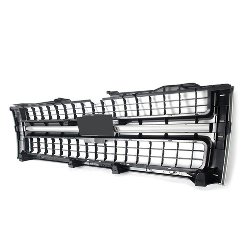For 2007-2010 Chevy Silverado 2500HD 3500HD Matte Black Grille With Black Insert - Picture 6 of 14