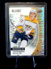2023-24 Upper Deck Allure LUKE EVANGELISTA Rookie Gold Glitter Bomb SP #153/199