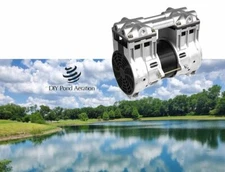 NEW 1 HP 4.6 cfm 116 PSI 26"hg Pond Air Compressor / Vacuum Pump 115V 800 Watt