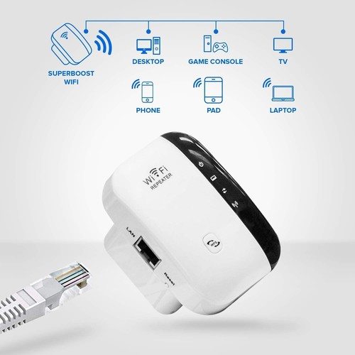 Wifi Range Extender Internet Booster router Wireless Repeater Amplifier 300Mbps - Picture 5 of 24