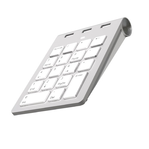 Numeric Keypad ,Wired Number Pad ,USB with 3 USB 2.0 Ports - Zdjęcie 5 z 9
