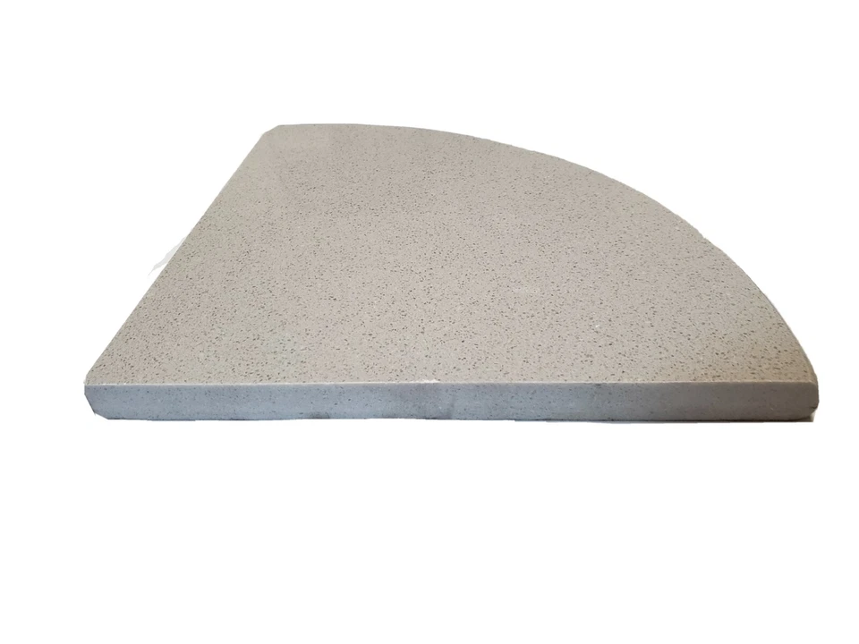 Estante de esquina de mármol premium para ducha y baño - Carrito de piedra - Jabonera de 9"  Foto 2 de 4