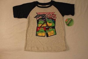 NEW-Boys-Teenage-Mutant-Ninja-Turtles-T-Shirt-Size-4-USA-Top-TMNT-Movie-Tee