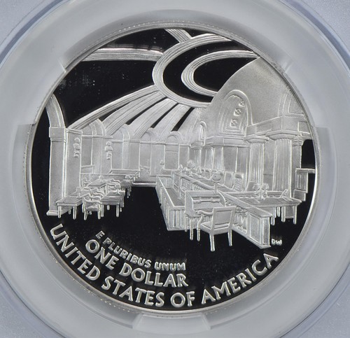2005-P John Marshall Commemorative Silver Dollar PR69 DCAM CAC - Picture 4 of 5