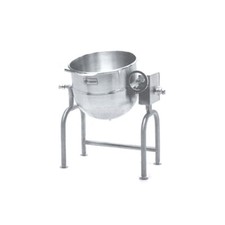 Legion TWU-50 Direct Steam Tilting Kettle, 50-Gallon, 304 Stainless Steel Liner