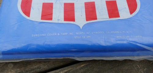 Vintage NOS BIG 5 Sunshine Cover & Tarp Inc. TABLE TENNIS COVER Fits 5x9 Tables - 第 8/12 張圖片