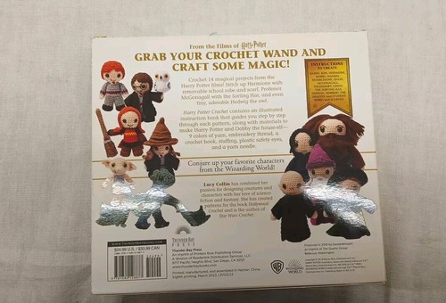 Harry Potter Häkelset 14 Projekte Buch Hedwig Dobby Haken Garn Set NEU versiegelt - Bild 3 von 4