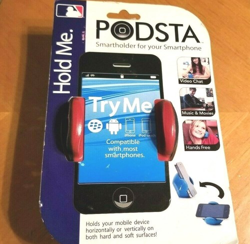 MLB Minnesota Twins Mini-Helmet Podsta Soft Grip Smartholder For Your Smartphone - Picture 2 of 2