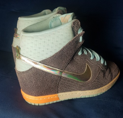 Nike Damen Dunk Sky High Premium dunkelgrau Glacier Ice Größe 6,5 UK US 9 - Bild 2 von 7