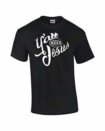 Ya'll Need Jesus Christian Tee Shirt Black - Bild 1 von 42