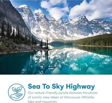 Moraine Lake Puzzle for Adults – 1000 Piece Jigsaw Puzzle