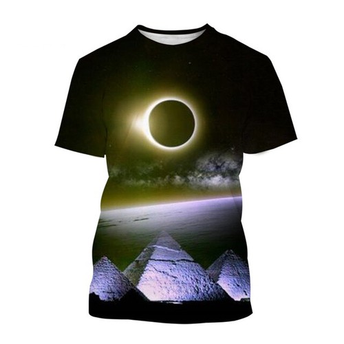Ancient Egyptian Pyramid 3D printed T-shirt Summer men's fashion Casual Tops - Picture 12 of 22
