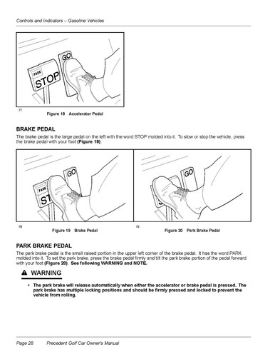 2014 -2016 Gas & Electric Golf Cart Operator Manual Fits Club Car Precedent - 第 10/17 張圖片