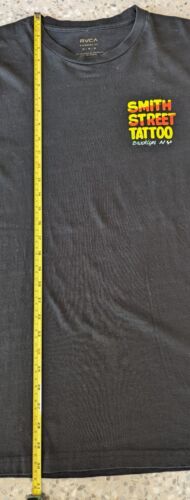 RVCA X SMITH STREET TATTOO T-SHIRT - COLLABORATION - VERY RARE TEE - SURF SKATE - Picture 4 of 6