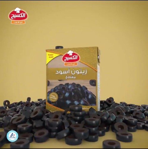 Kasih gehackte schwarze Oliven Fertigfutter Net Wt 380g leicht zu öffnen guter Geschmack - Bild 1 von 3