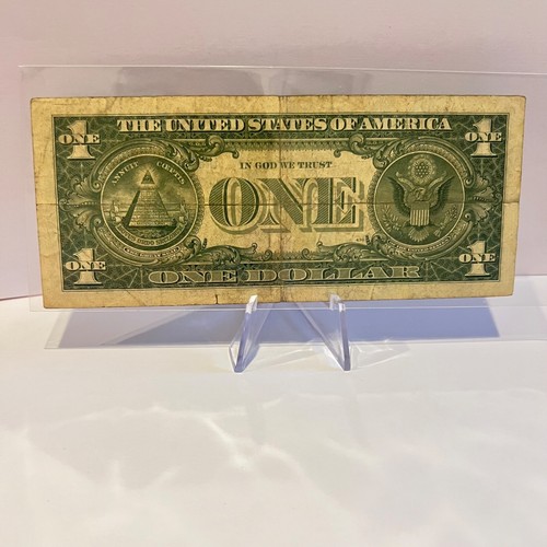 Silver Certificate $1 Dollar Bill Series 1957 * Old US Paper Currency - Picture 2 of 2