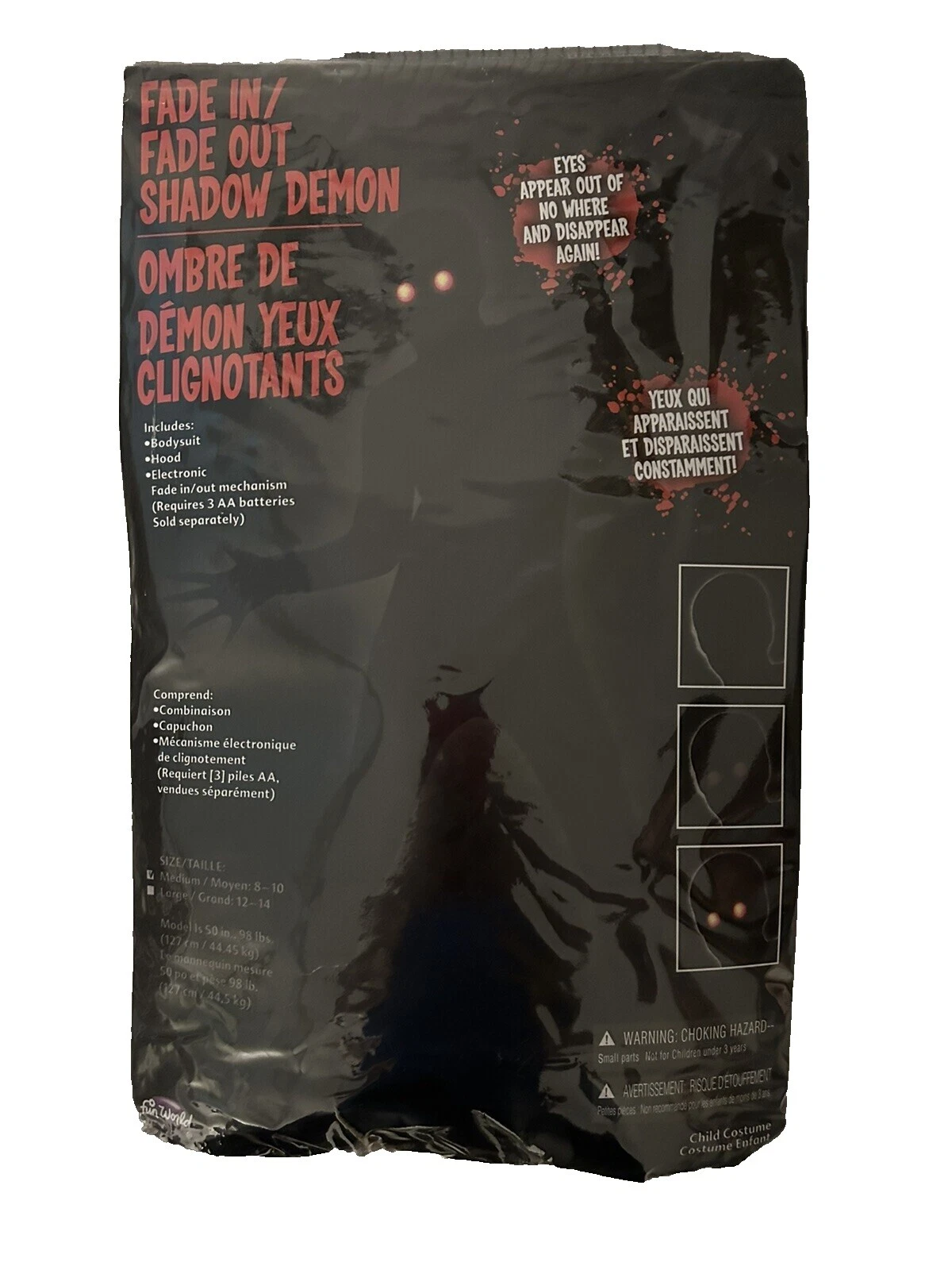 Fun World Horror Varios Colores disfraces para niños