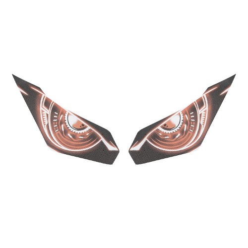 Motorcycle Front Fairing Headlight Sticker Protective For Kawasaki Ninja 250 300 - Picture 1 of 11